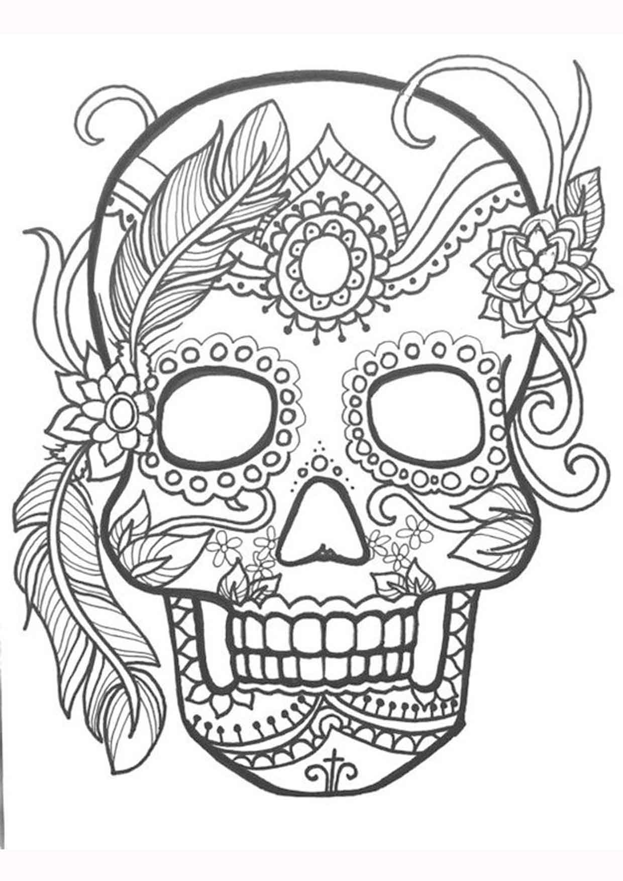 Mandalas-de-dia-de-muertos-para-colorear