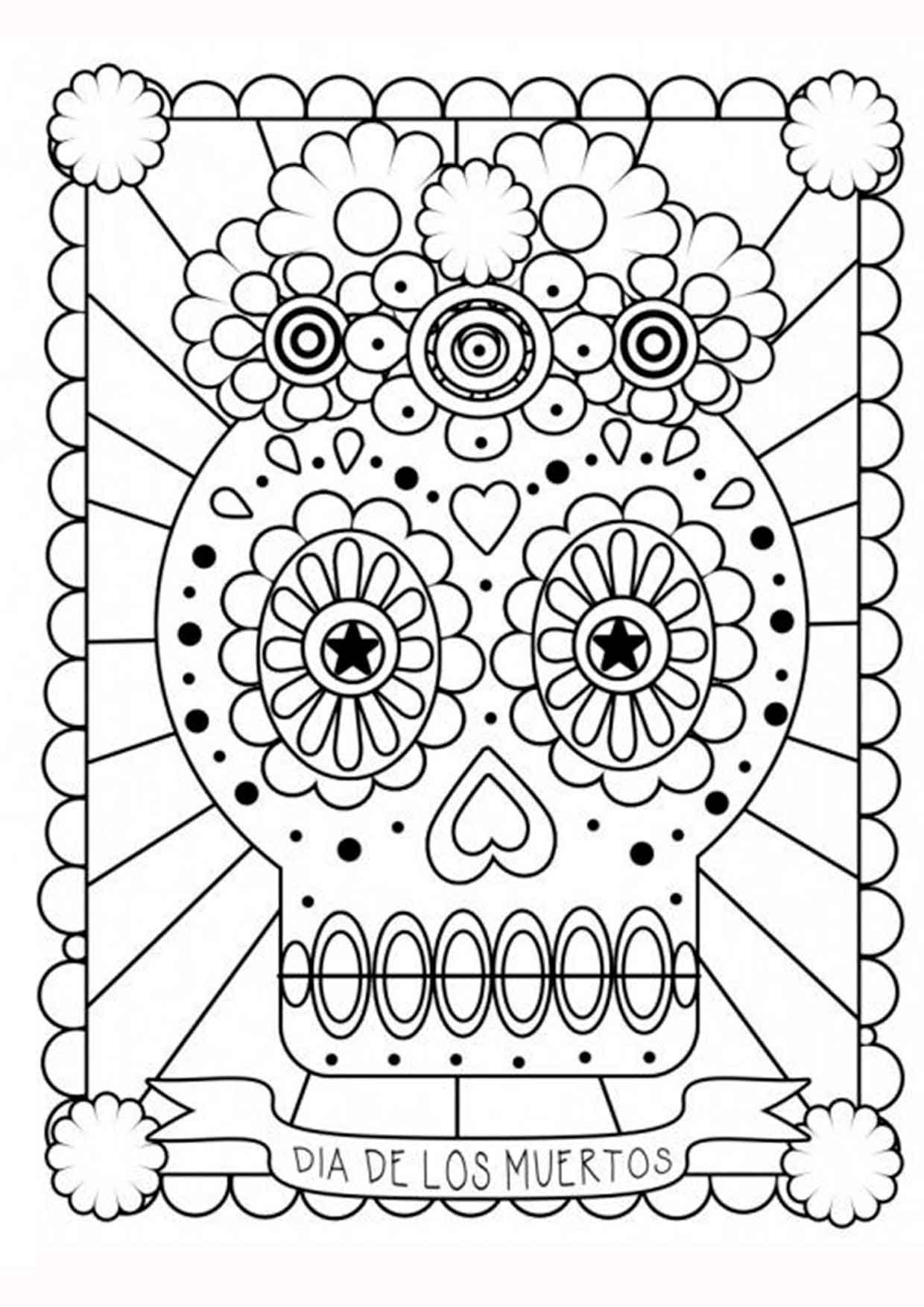 Mandalas-de-dia-de-muertos-para-colorear