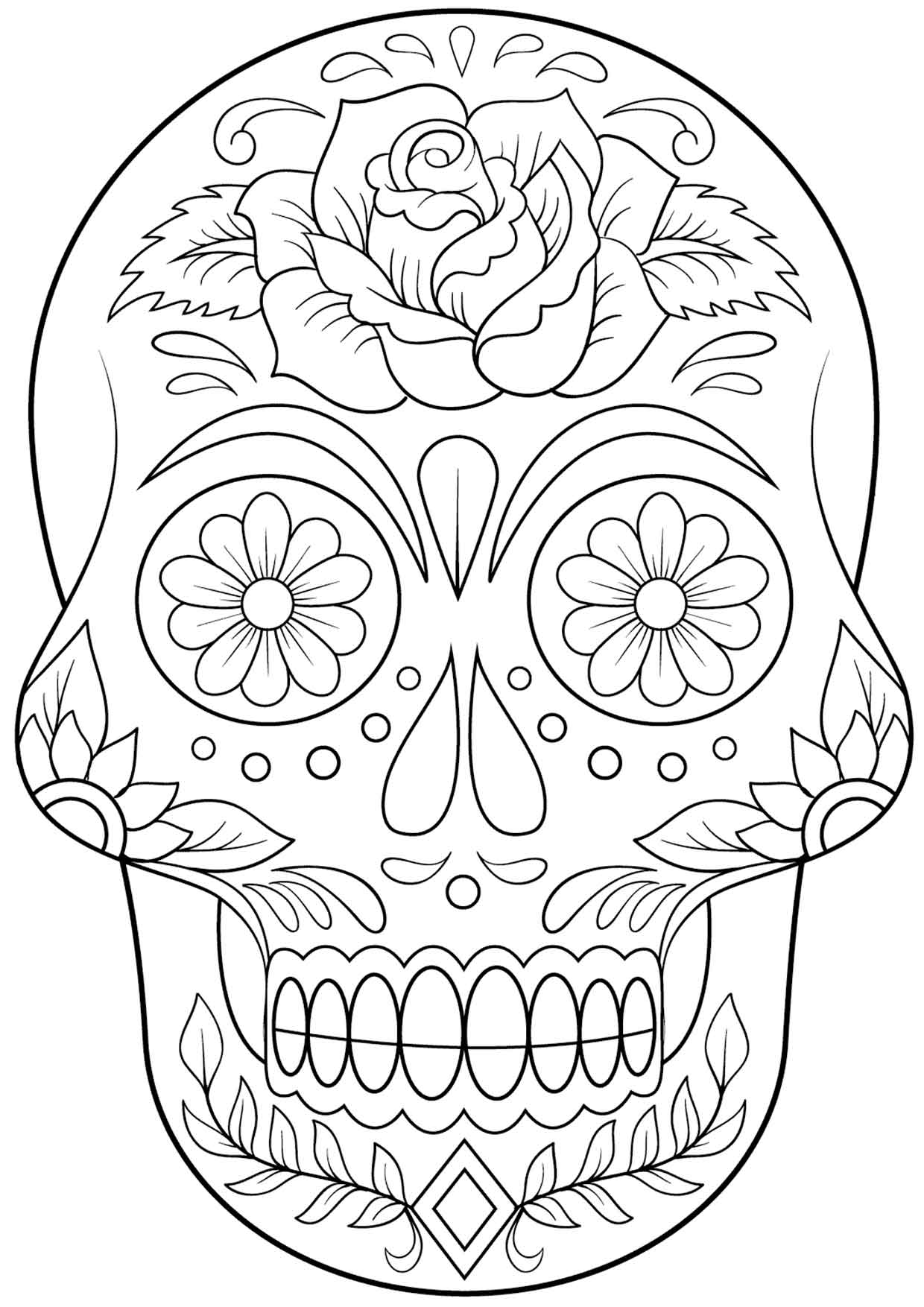 Mandalas-de-dia-de-muertos-para-colorear