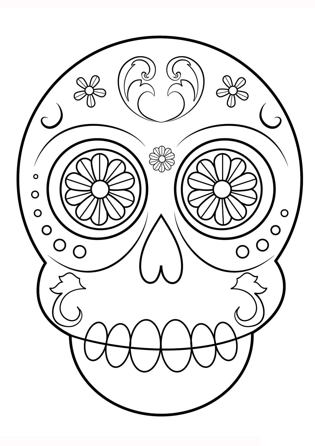 Mandalas-de-dia-de-muertos-para-colorear