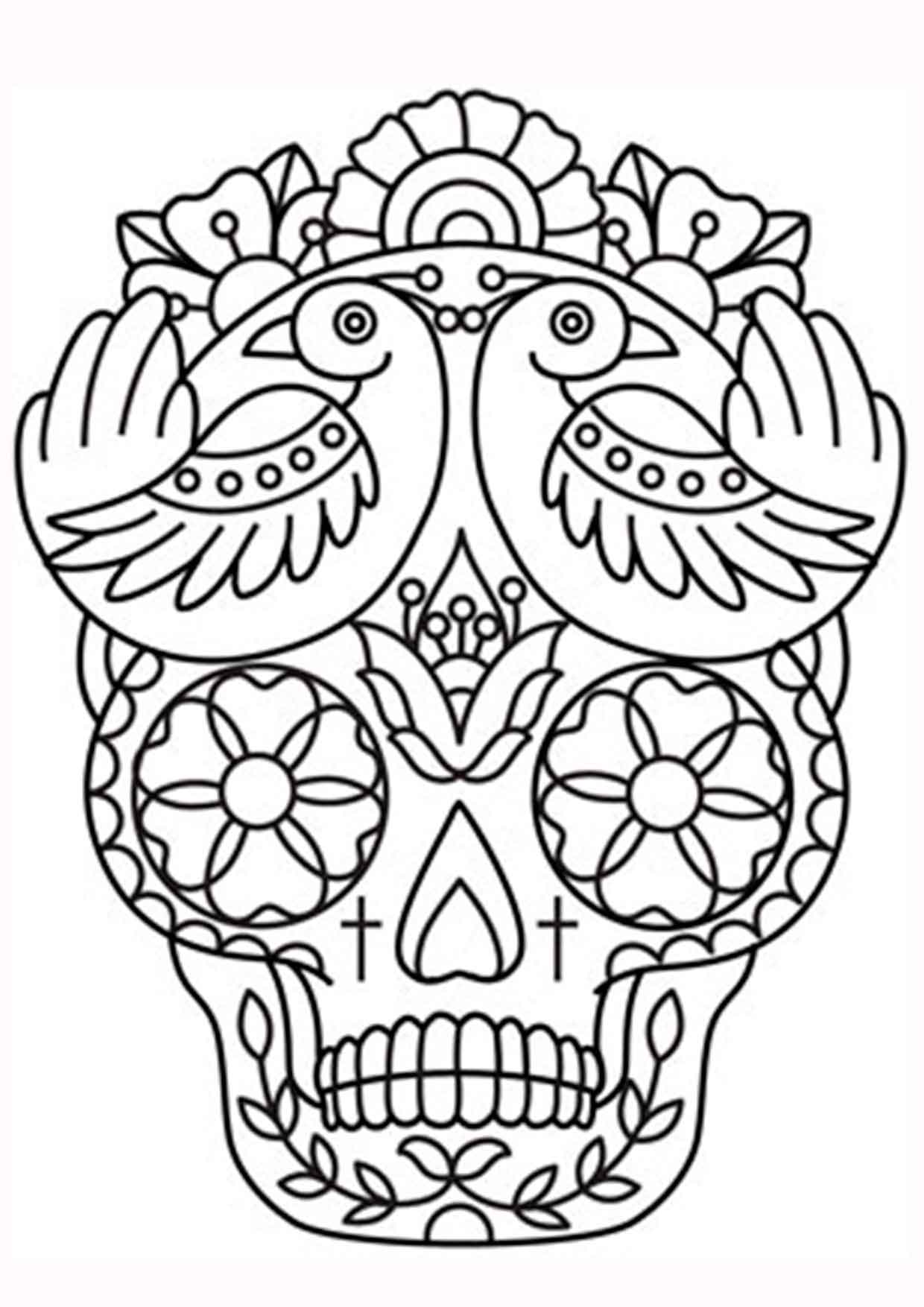 Mandalas-de-dia-de-muertos-para-colorear