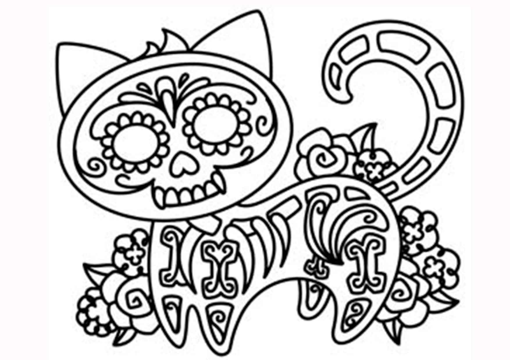 Mandalas-de-dia-de-muertos-para-colorear