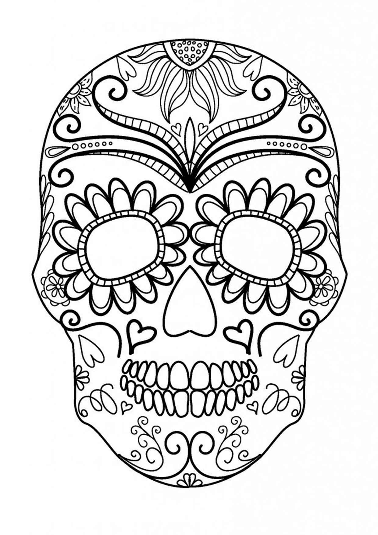 Mandalas-de-dia-de-muertos-para-colorear