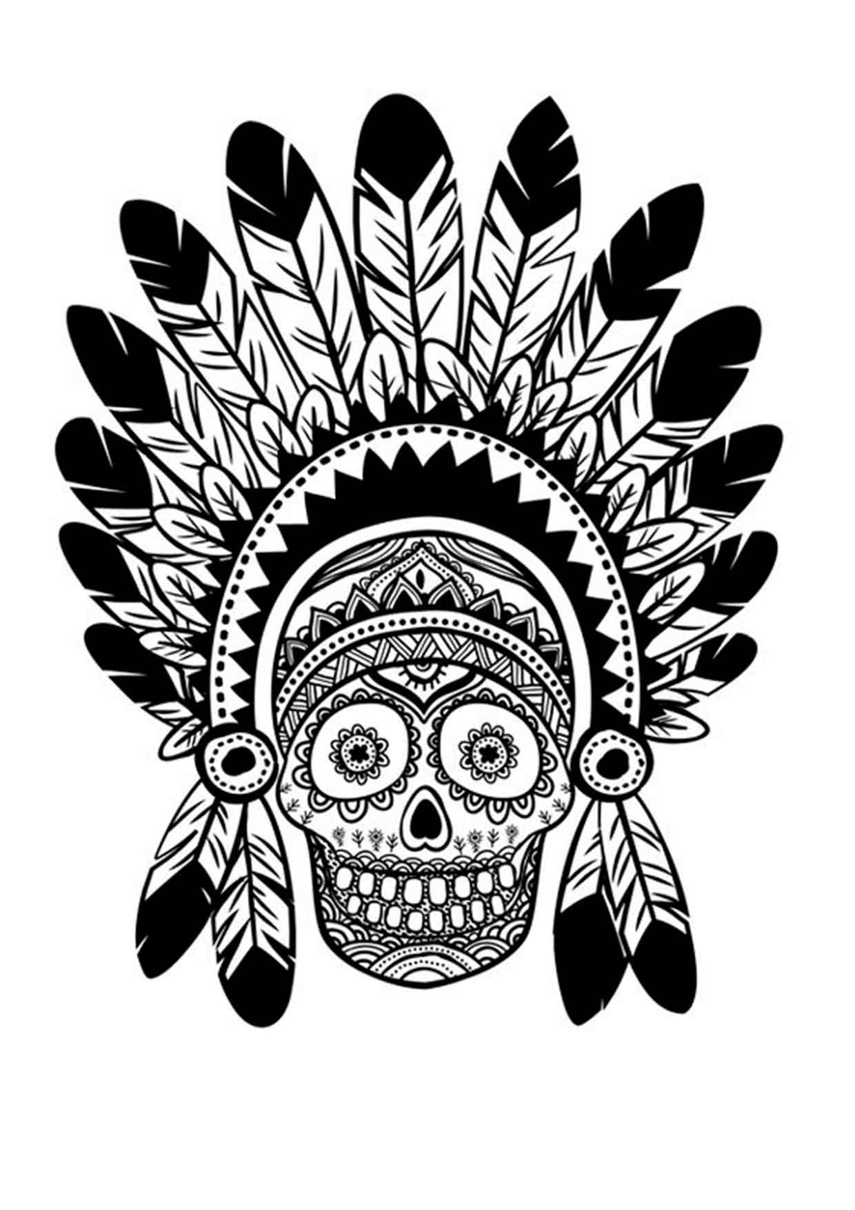 Mandalas-de-dia-de-muertos-para-colorear