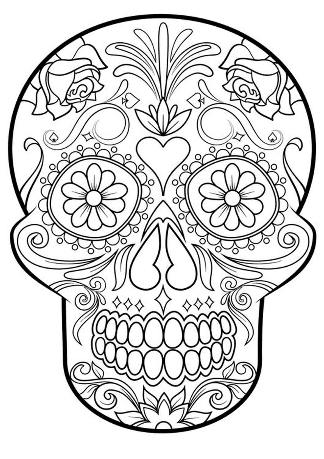 Mandalas-de-dia-de-muertos-para-colorear