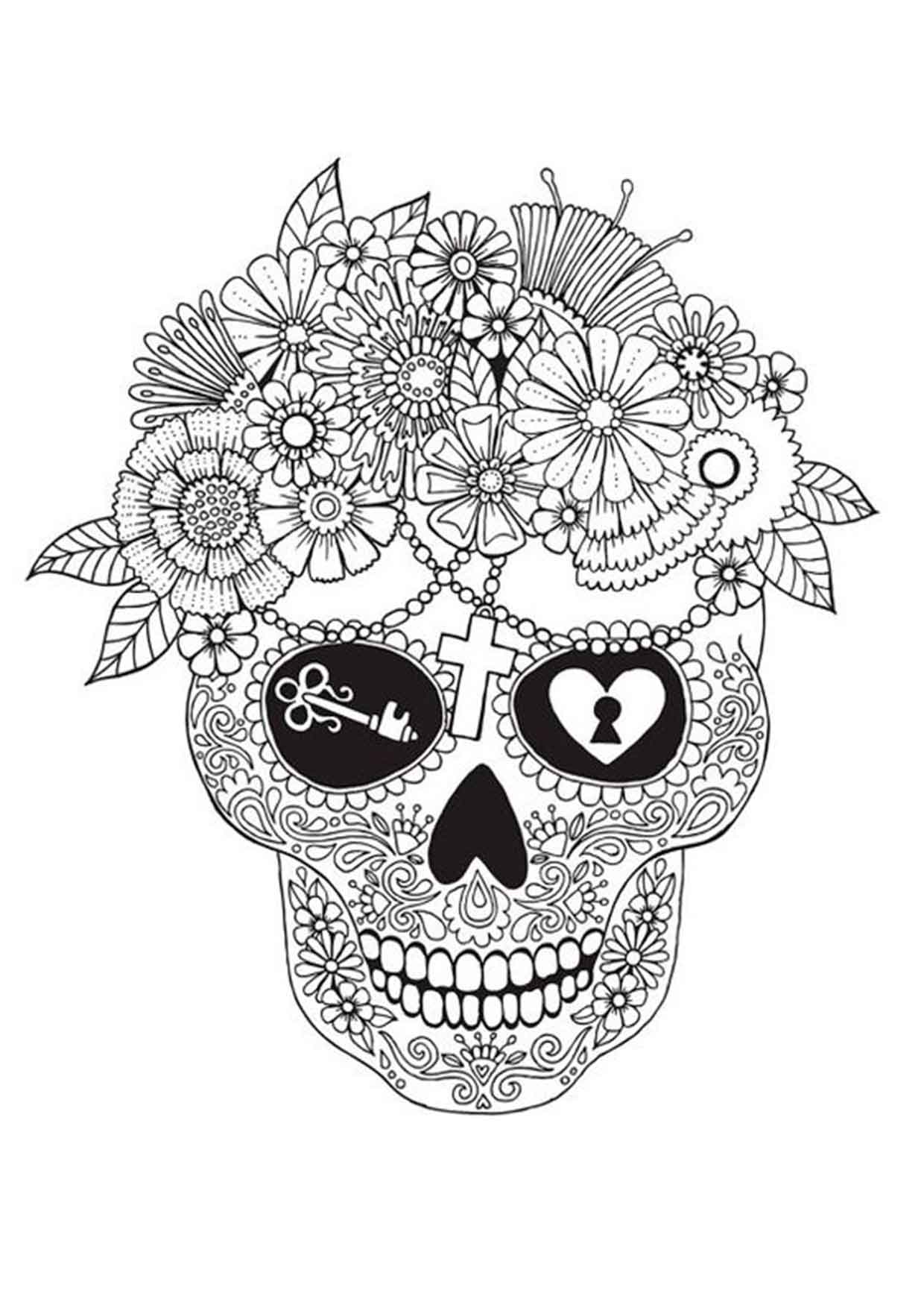 Mandalas-de-dia-de-muertos-para-colorear