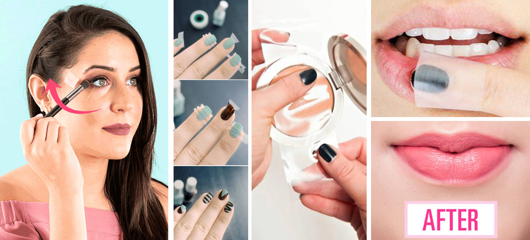 10 trucos de belleza que puedes hacer con cinta adhesiva