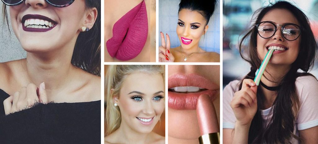 Colores de labiales perfectos para que tus dientes luzcan más blancos