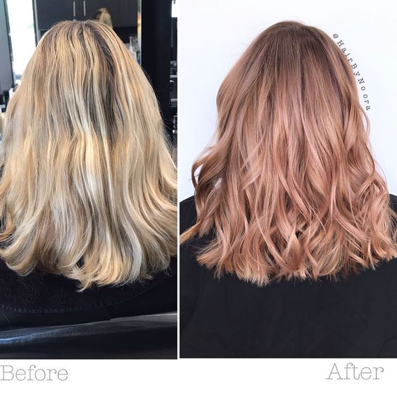 Balayage oro rosa, el tinte natural que debes intentar 8