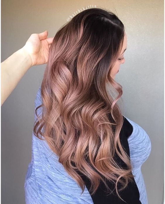 Balayage oro rosa, el tinte natural que debes intentar 2