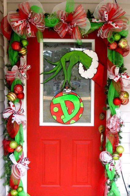 decoracion-puertas-navideñas