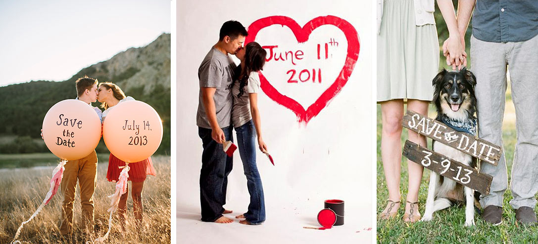 10 ideas originales para mandar tu Save The Date