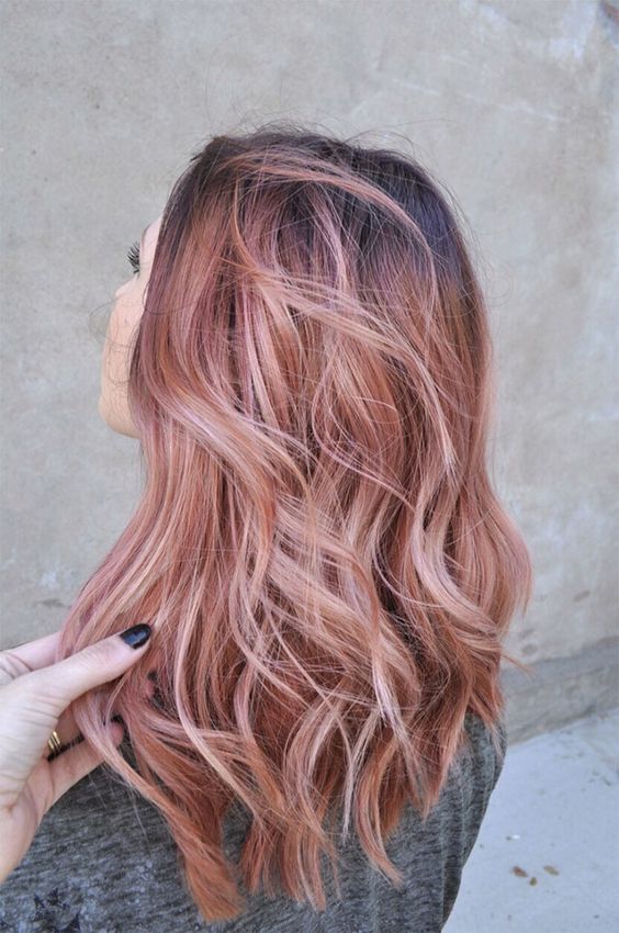 Balayage oro rosa, el tinte natural que debes intentar 4