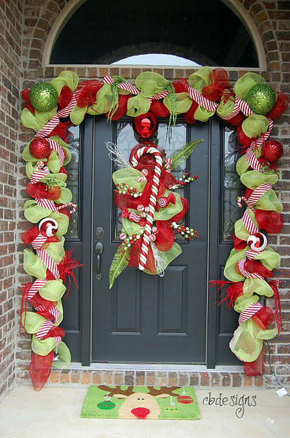 decoracion-puertas-navideñas