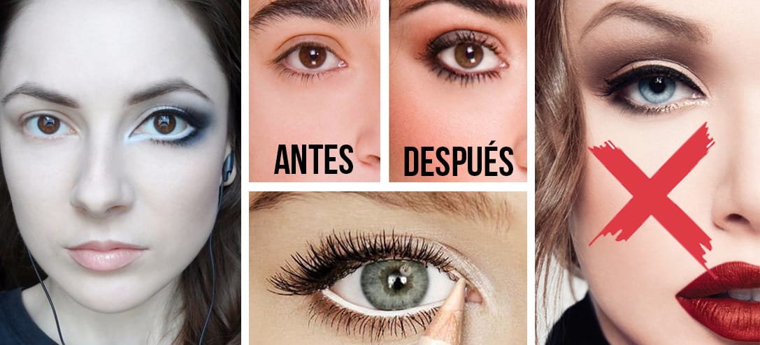 Errores de maquillaje que hacen que tus ojos se vean más chiquitos