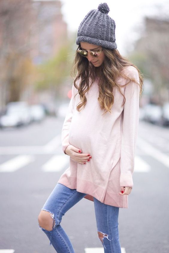 10 outfits de invierno cómodos para embarazadas 2