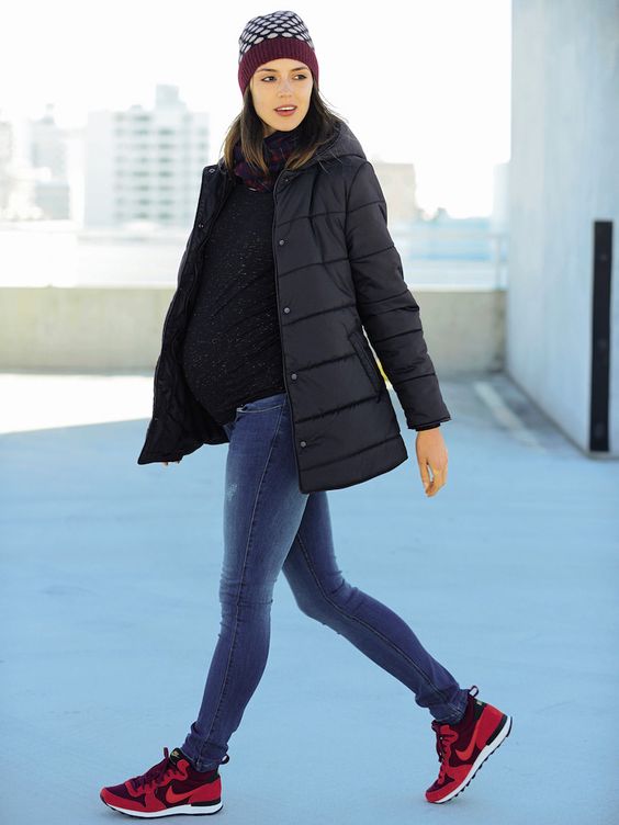 10 outfits de invierno cómodos para embarazadas 1