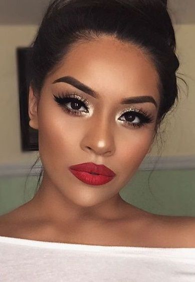 10 looks con labios rojos para tus fiestas navideñas 9