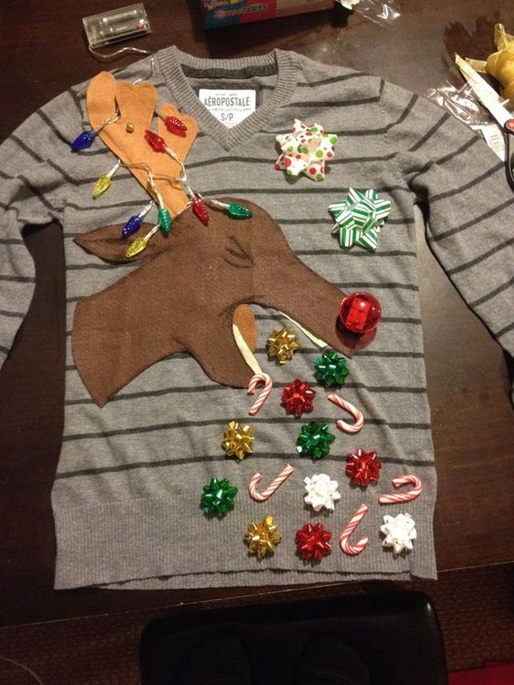 10 formas de hacer tu ugly christmas sweater 2