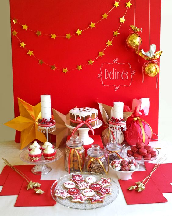 10 mesas de dulces navideñas que amarás poner en tus cenas 9