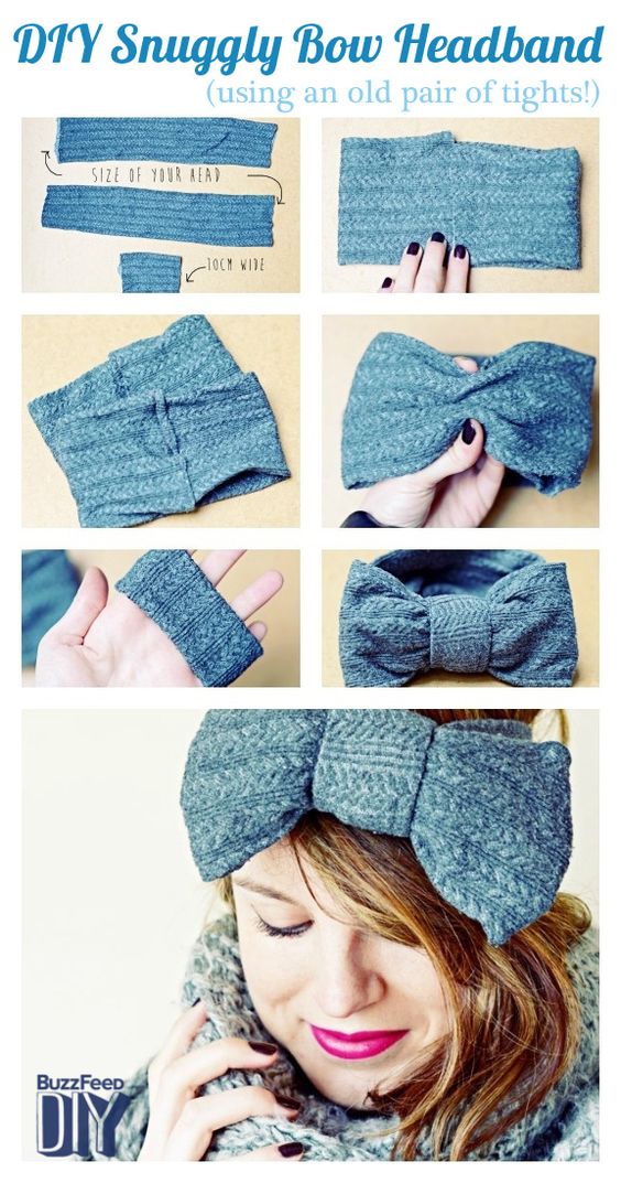 10 formas sencillas de hacer bufandas y diademas para invierno 7