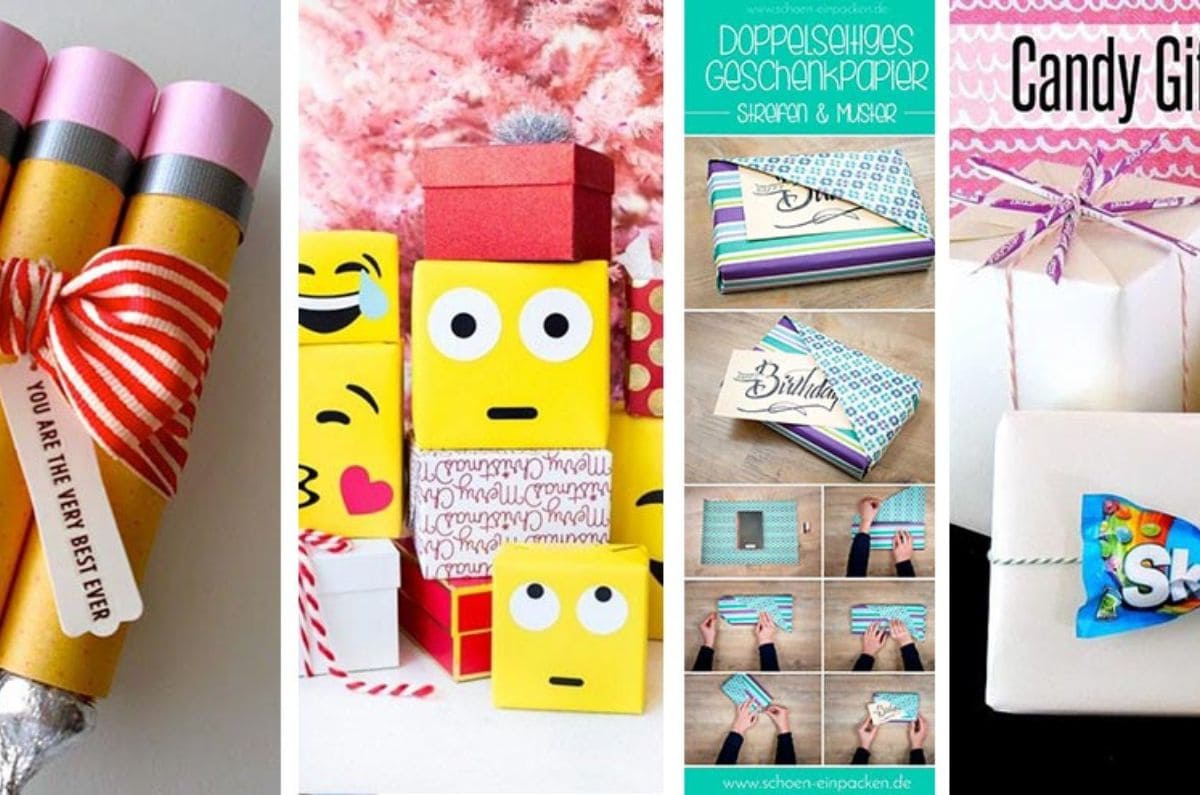 10 formas creativas de envolver regalos para tu novio
