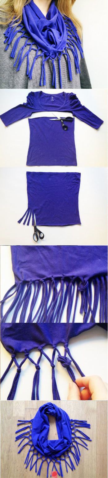10 formas sencillas de hacer bufandas y diademas para invierno 2