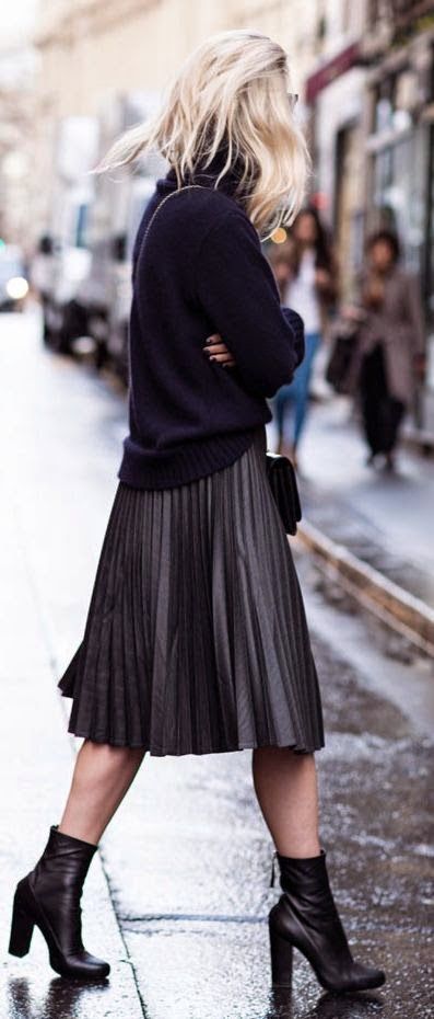 10 looks invernales para las amantes del negro 2