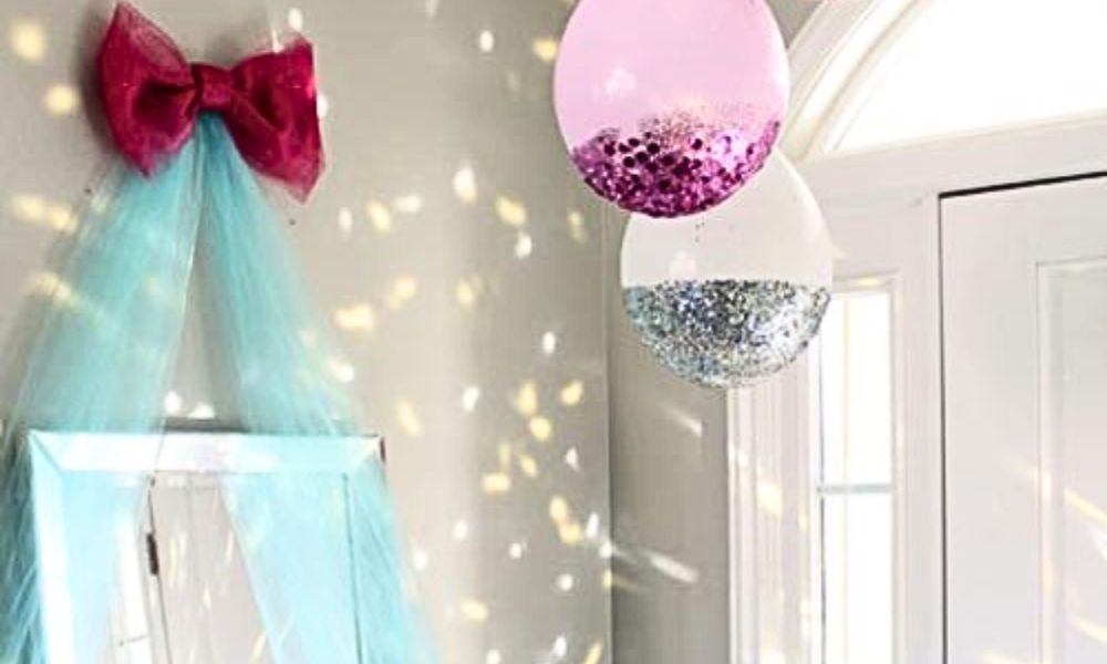 Globos con brillantina