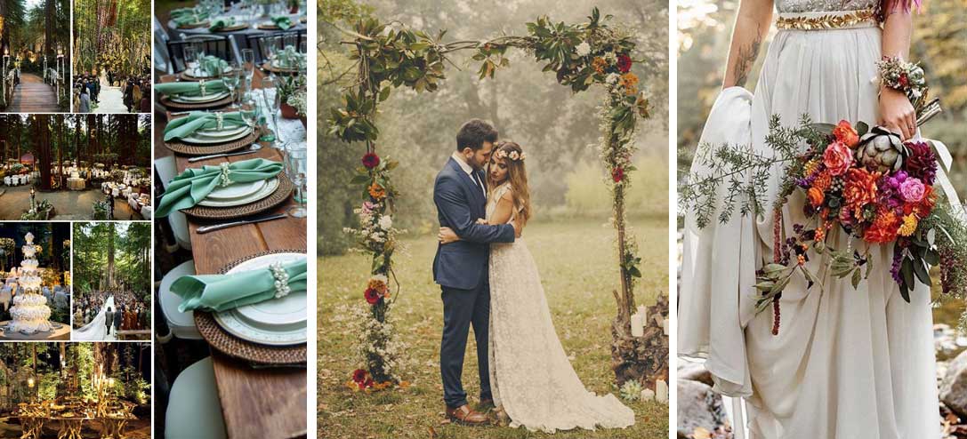 10 tips para organizar una hermosa boda en bosque