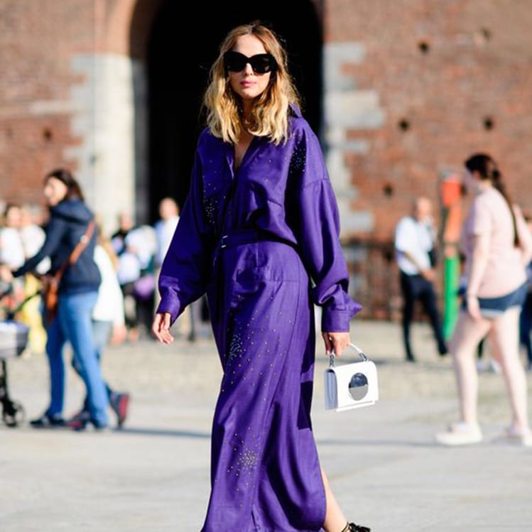 10 outfits con el color del año: Ultravioleta