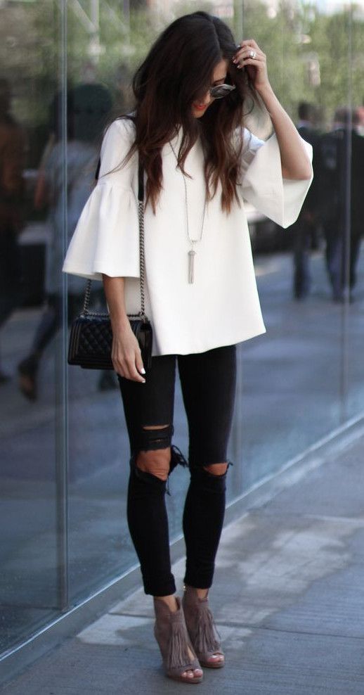 10 outfits en blanco y negro para cualquier ocasión 1