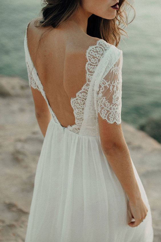 vestidos-de-novia-sencillos-encaje