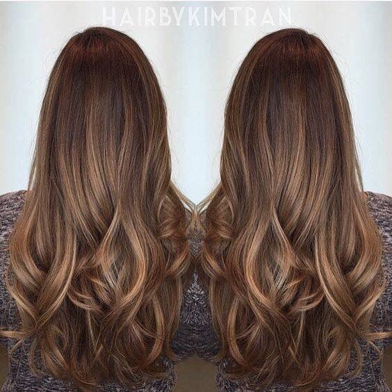 Tintes de cabello color caramelo para morenas 4
