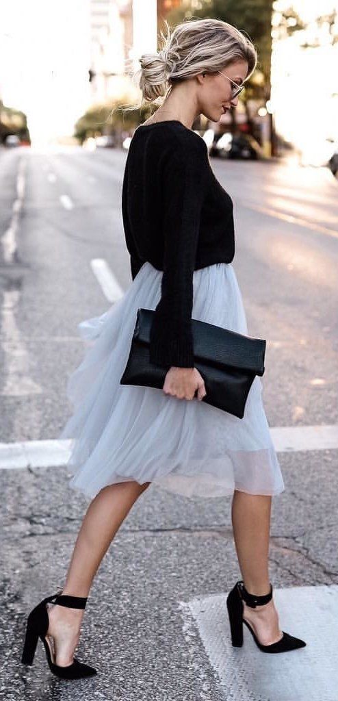 10 outfits en blanco y negro para cualquier ocasión 9