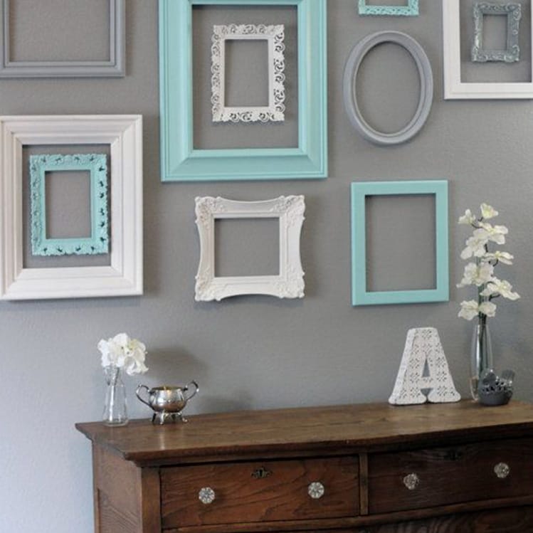 10 formas diferentes de utilizar marcos para decorar tu casa