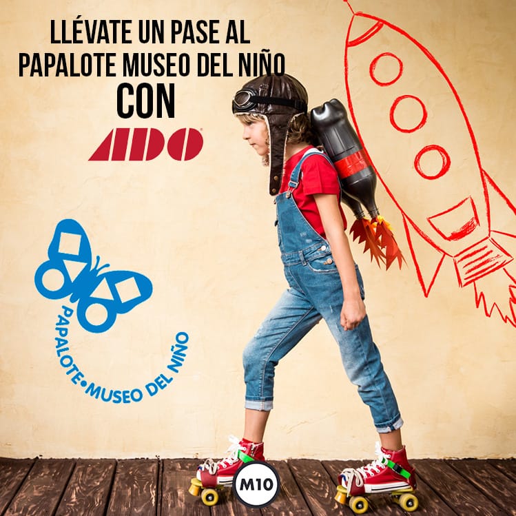 Llévate un pase al Papalote Museo del Niño con ADO