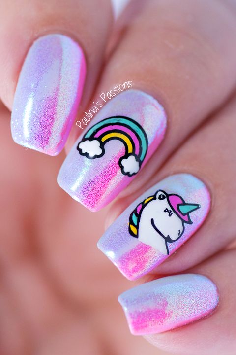 10 diseños de uñas unicornio que vas a querer ahora mismo 2