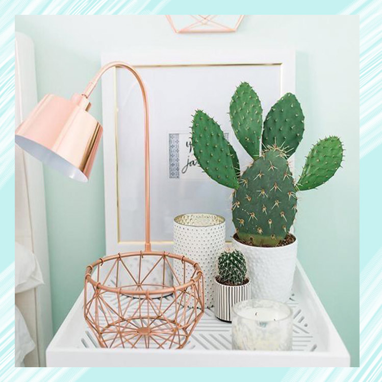 10 ideas diy para decorar tu cuarto en oro rosado