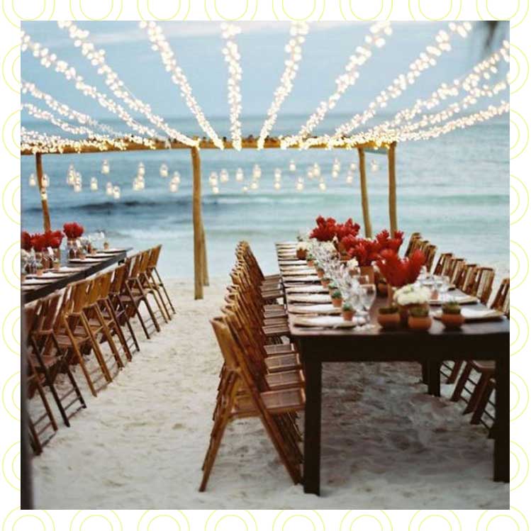 10 ideas de decoración para tu boda en la playa inolvidable