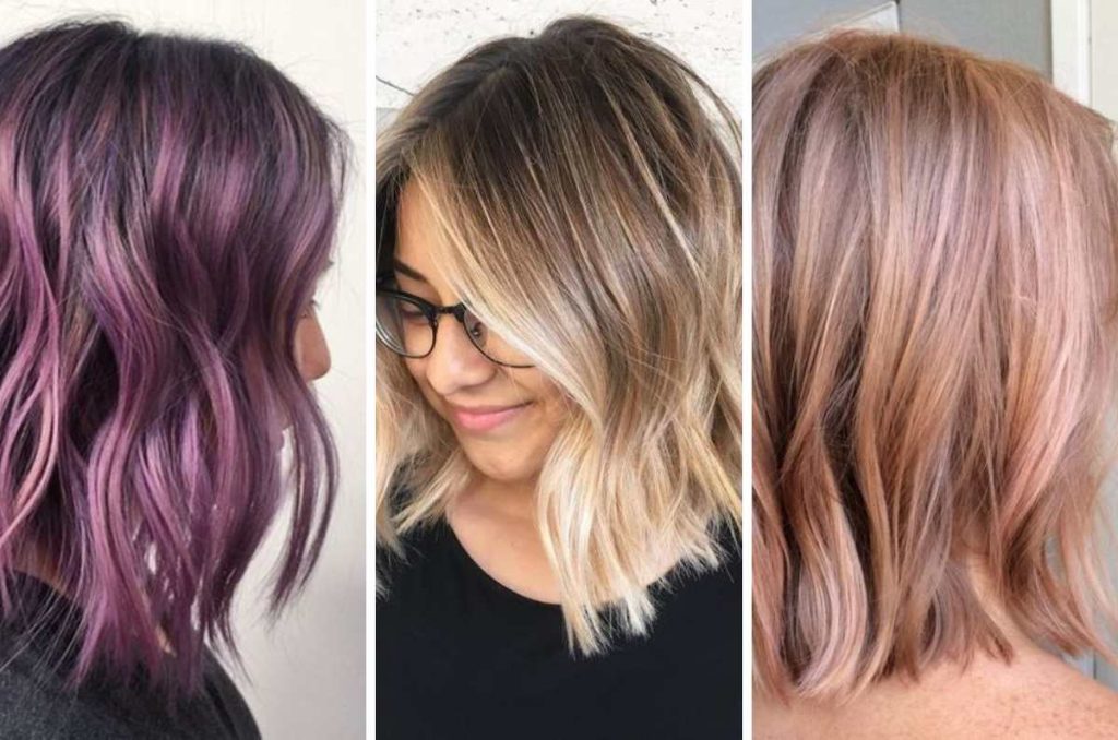 Tintes modernos para lucir corte lob