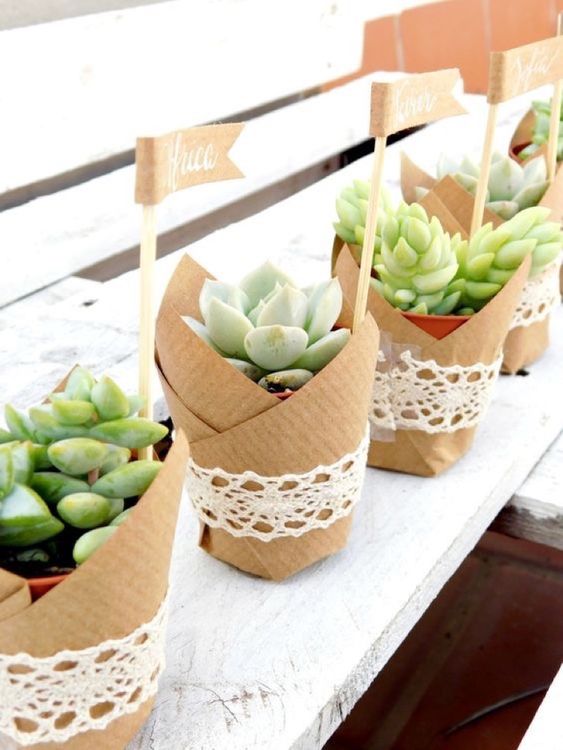 20 increíbles ideas DIY para decorar las mesas de tu boda 4