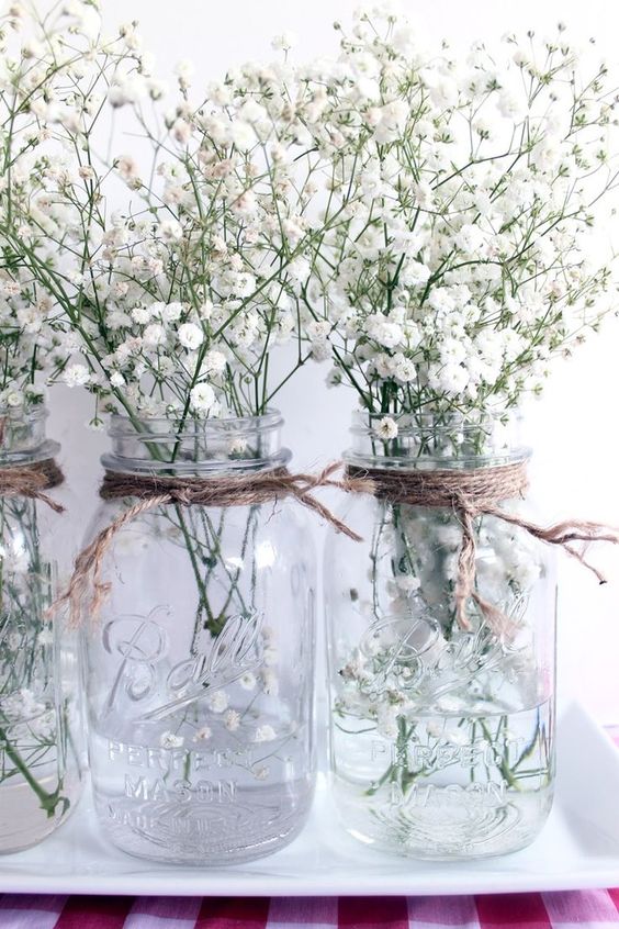 20 increíbles ideas DIY para decorar las mesas de tu boda 6