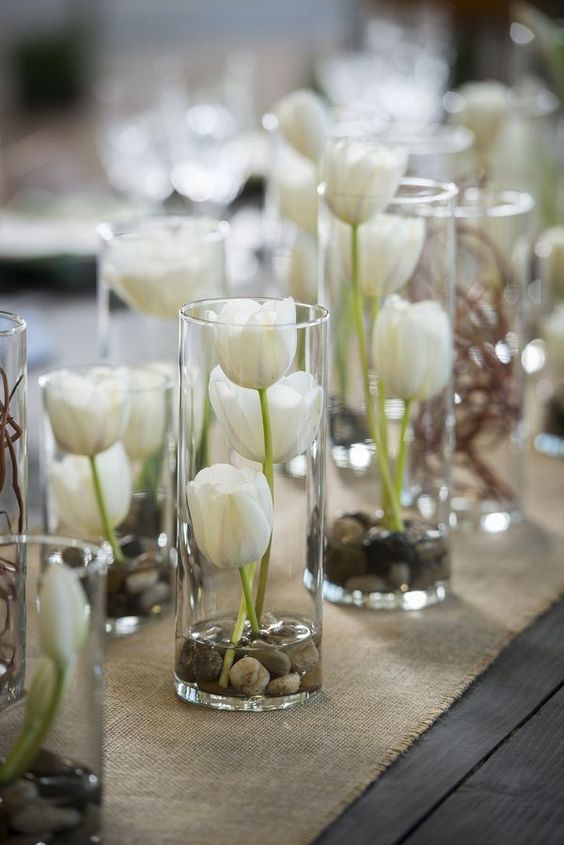 20 increíbles ideas DIY para decorar las mesas de tu boda 7