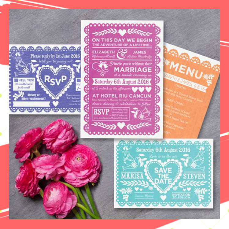 10 ideas de invitaciones mexicanas para tu boda