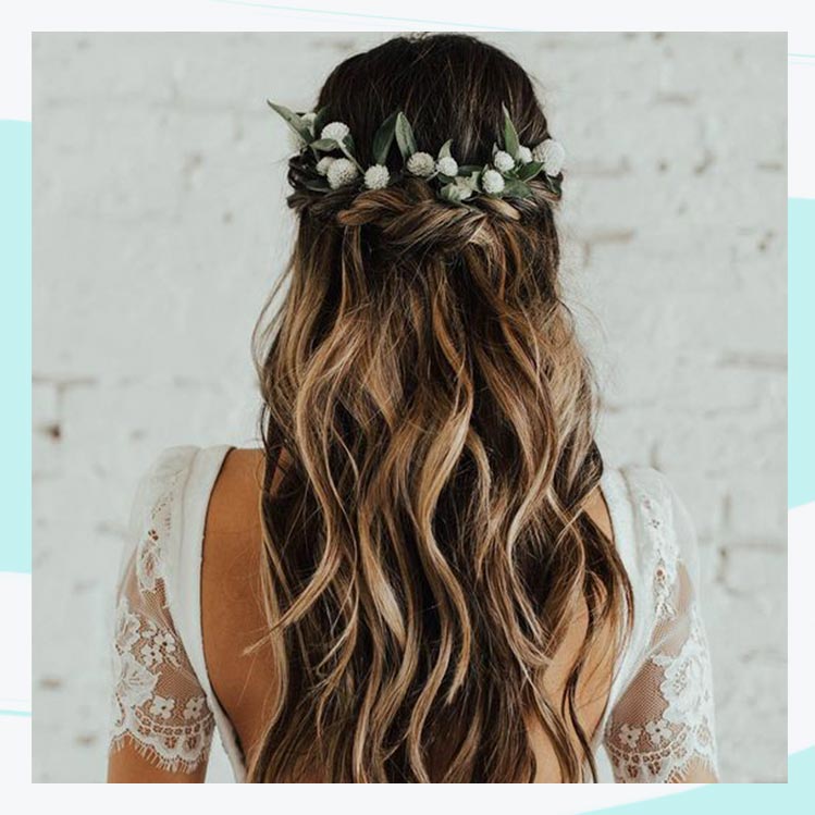 10 peinados con tocados ideales para las novias que no quieren velo  Mujer  de 10