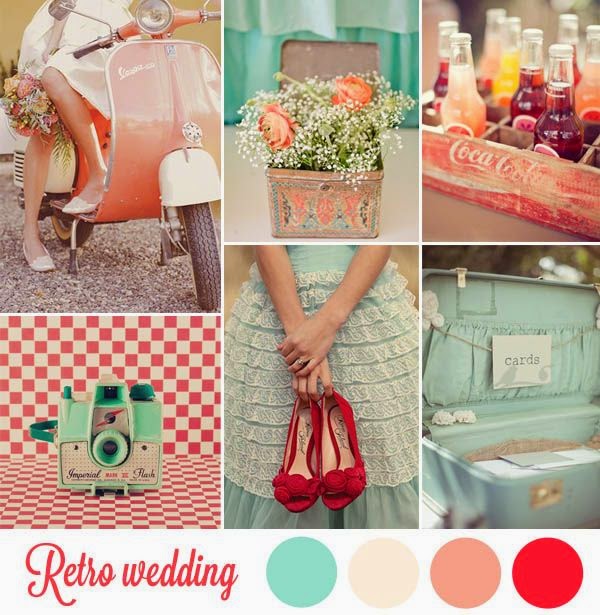 10 increíbles ideas para lograr una boda estilo retro 1