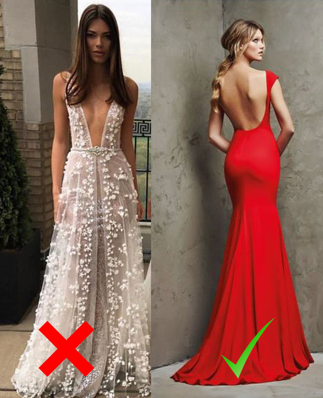 Vestidos que jamás debes usar en un evento de noche 1