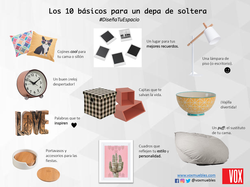 10 muebles que necesitas para vivir cómodamente en tu departamento de soltera 10