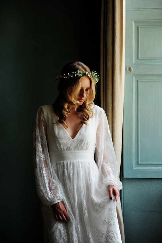 10 vestidos de novia perfectos para mujeres con brazos flácidos 5